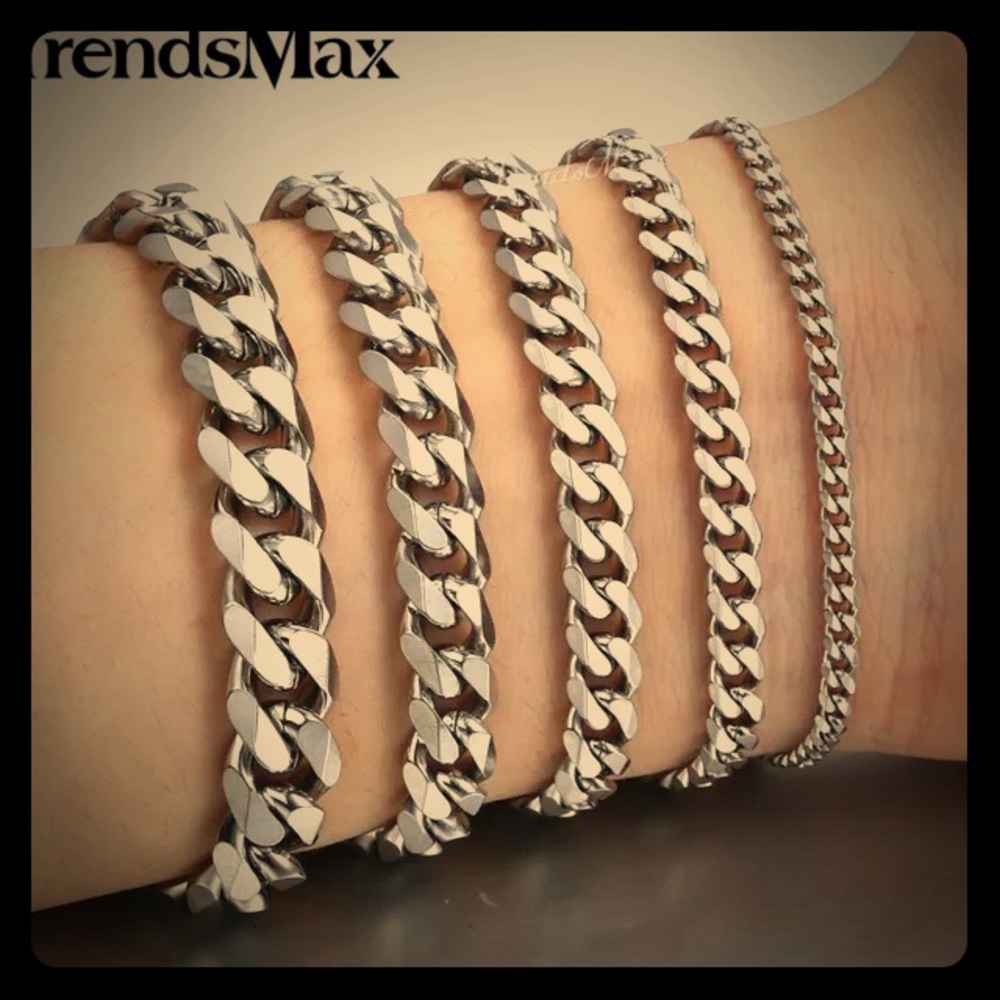 Stainless Steel Necklaces Men 2020 / Triple Wrap